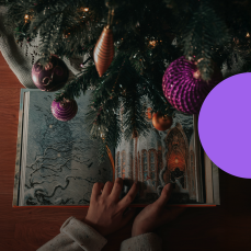 Казки при різдвяному вогнищі