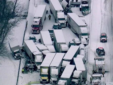 У штаті Мічиган сталася масштабна аварія за участю 40 автівок