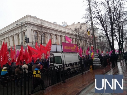 Several public actions hold on near Verkhovna Rada 