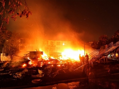 Almost 1500 people already become victims of fire in Ukraine this year